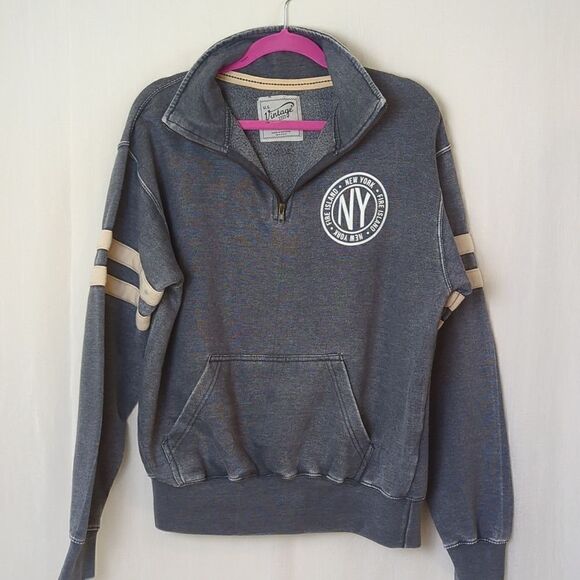 U.S Vintage 1965 Gray Heather Sweatshirt Fire Island Graphic Medium - Picture 3 of 7